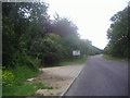 The A224 approaching Badgers Mount