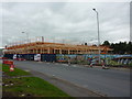 The new Tesco taking shape, on Queens Street