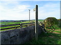 Stile and sign near Alnmouth