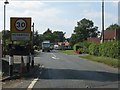 A44 entering Pembridge from the east