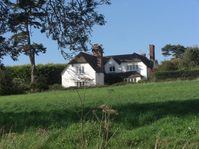 Southridge House from the lane below