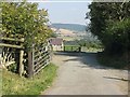 Gated road at The Hill