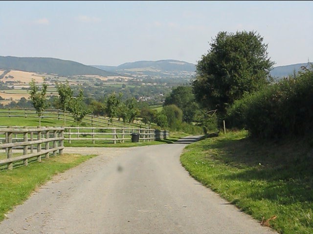 Down the Lugg Valley from The Hill