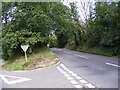 The B1078 looking towards Manor Road