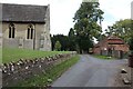 Lane to the cemetery