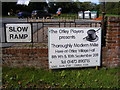 Otley Village Hall sign