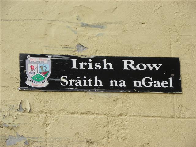 Street name, Irish Row, Raphoe