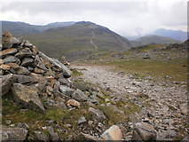 NY2406 : On a descent from Bowfell, looking towards Esk Pike by Peter S