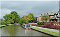 Canalside housing at Stone, Staffordshire