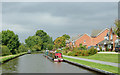 Canalside housing at Stone, Staffordshire