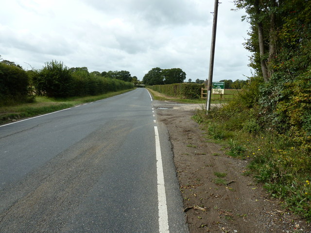 West along Honeypot Lane