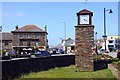 Clock tower in Perranporth