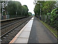 Crossmyloof railway station, looking South-West