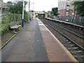 Crossmyloof railway station, looking North-East