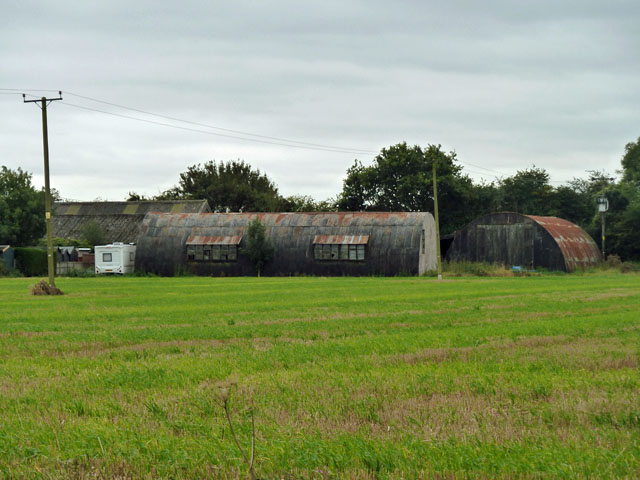 Nissen huts at Swallows Farm