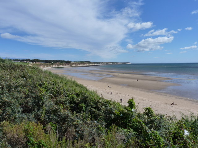 Bridlington North beach, and the cliffs... © Richard Law :: Geograph ...