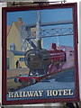 Sign for the Railway Hotel