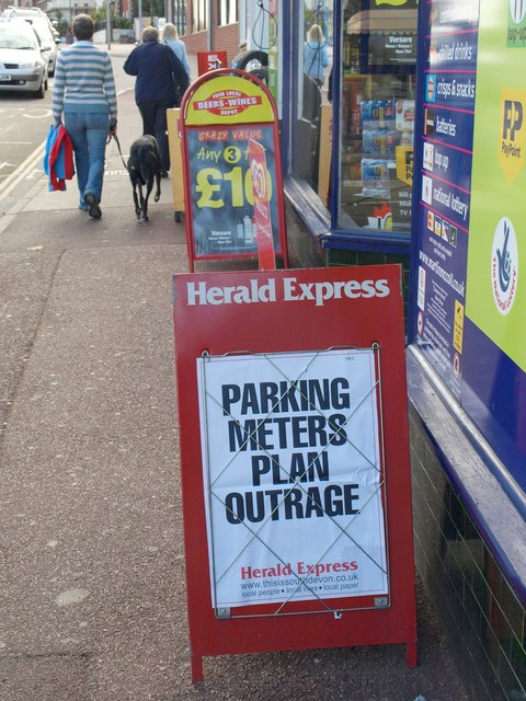 Parking meters plan outrage, Preston