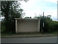 Bus shelter, Moss