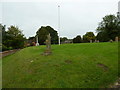 Flagpole in Soulbury churchyard