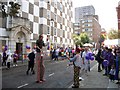 TQ2978 : Jugglers in Page Street Westminster by PAUL FARMER