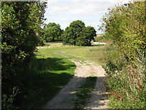 TR2952 : Farm track through Thornton Farm by Nick Smith