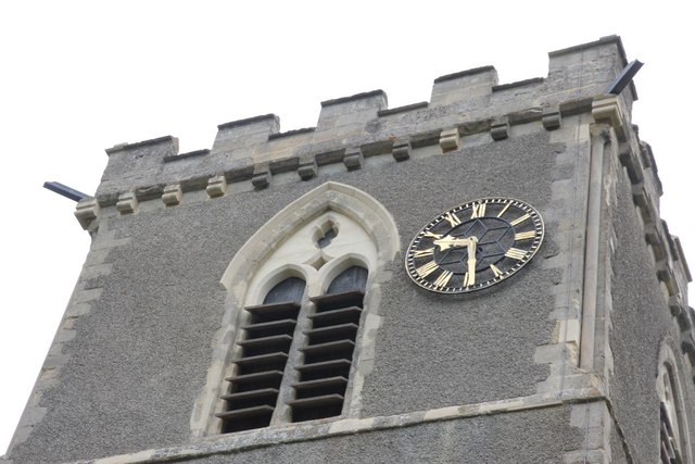 Clock on the top