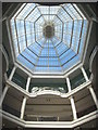 The dome over the atrium in Whiteleys shopping centre Bayswater