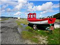 C3326 : Boat on a trailer, Fahan by Kenneth  Allen