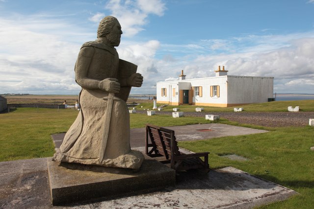 Statue of Henry St Clair at Noss Head