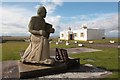 ND3855 : Statue of Henry St Clair at Noss Head by Doug Lee