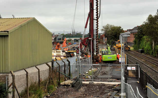 New train maintenance depot, Belfast (8) © Albert Bridge :: Geograph ...