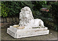 Staffordshire Moorlands lion statue - Leek