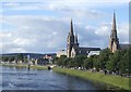 Churches along the river Ness