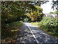 The former railway line into Shrewsbury