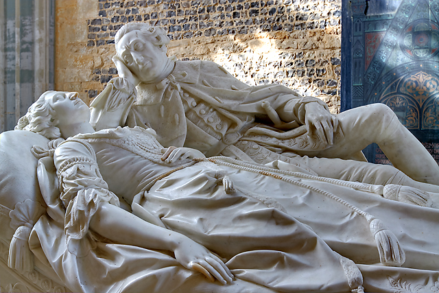 Monument to Joseph & Caroline Damer - Milton Abbey (detail)