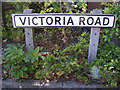 TM2749 : Victoria Road sign by Geographer