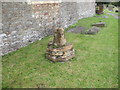 Remains of church cross, Bedwas