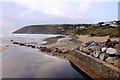 The beach at Mawgan Porth