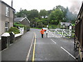 Level crossing on Ffestiniog Railway at Penrhyn