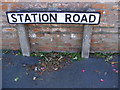 Station Road sign