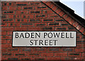 Baden Powell Street sign, Belfast