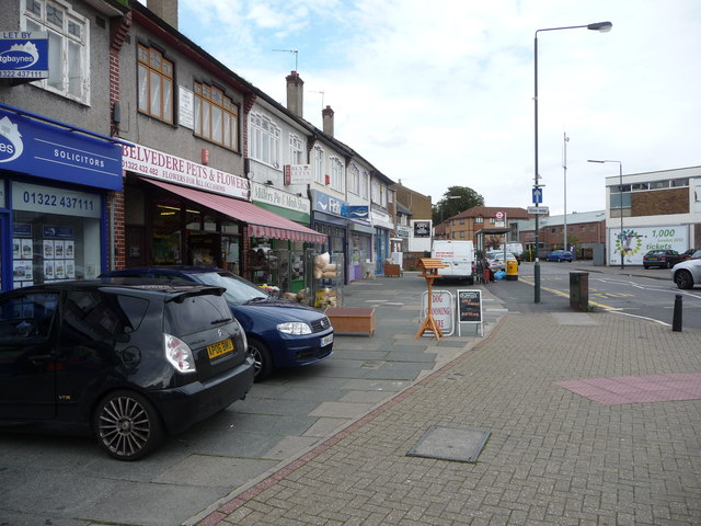 Row Of Shops In Belvedere Village © Jeremy Bolwell :: Geograph Britain 