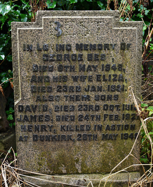 Gravestone, Knock Burial Ground