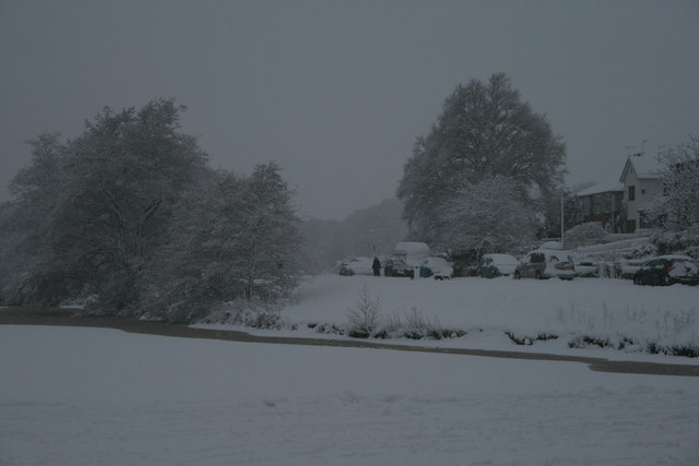 Lodge Bank, Brinscall, under snow