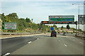 A282 - approaching the toll booth queue