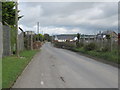 View northwards along the B7 at Aughnagon