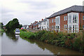 New canalside housing at Weston, Staffordshire