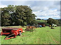 Farm Machinery near Deer Ing House