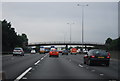 Footbridge over the M25, between J13 and 12, anticlockwise